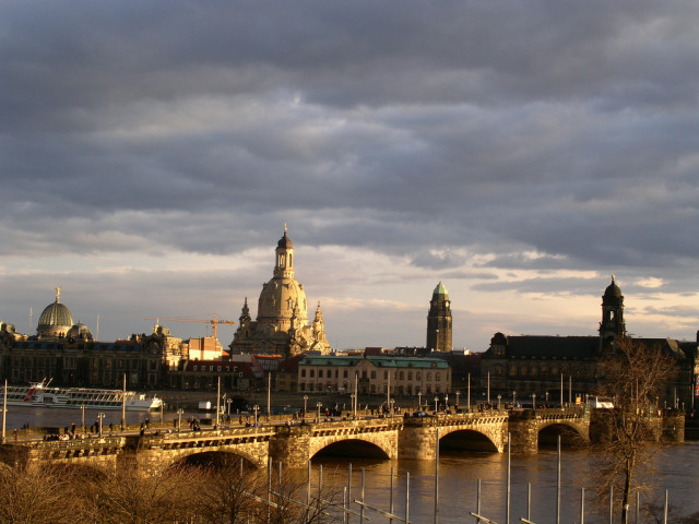 Дрезден вид на старый город