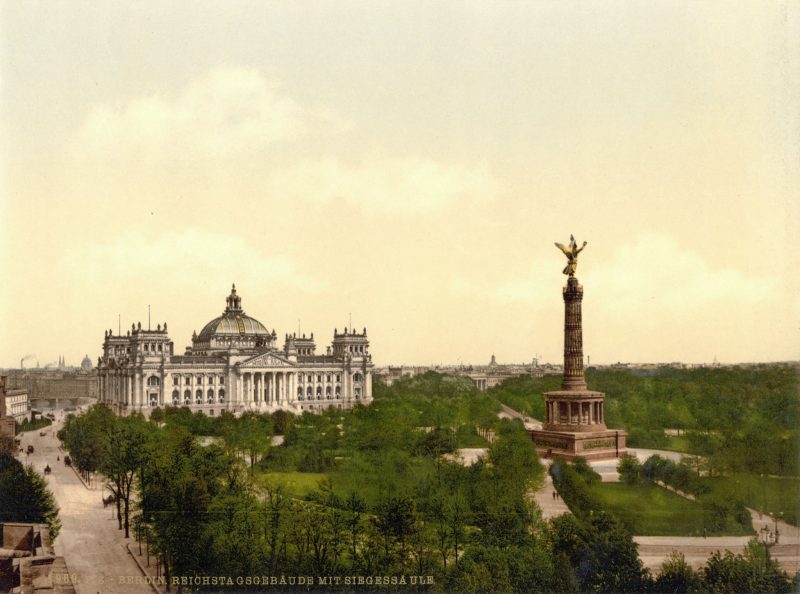 Колонна Победы на площади Кёнигсплац, 1900 г.