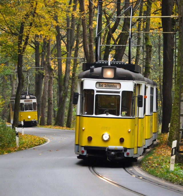 Уникальная трамвайная линия – Кирничтальбан (Kirnitzschtalbahn)