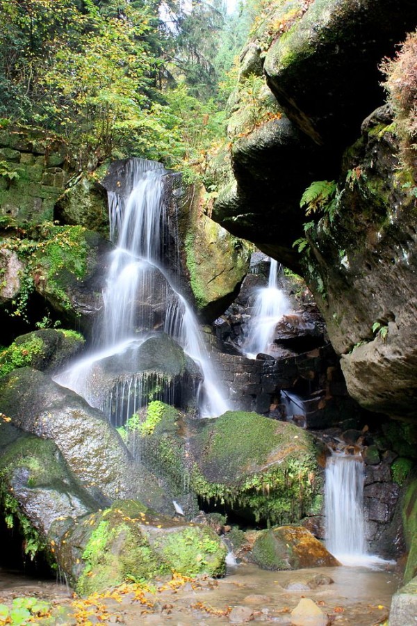  Лихтенхайнский водопад (Lichtenhainer Wasserfall)