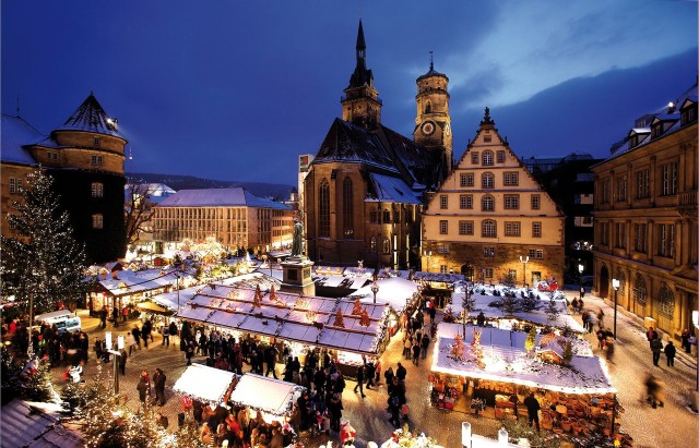 Рождественский рынок в Штутгарте