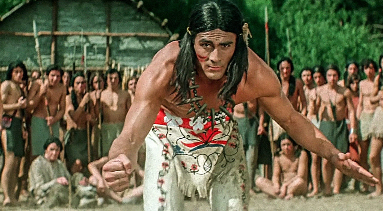 Кадр из фильма «Чингачгук — Большой Змей» (1967 г.), производство ДЕФА
