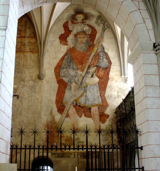 Фреска Святого Христофора