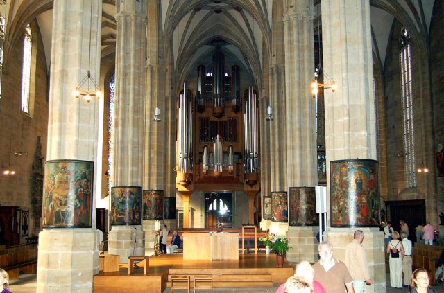 Интерьер кафедрального собора (Erfurter Dom)