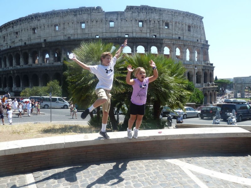 Путешествовать с детьми по Риму приятно и интересно