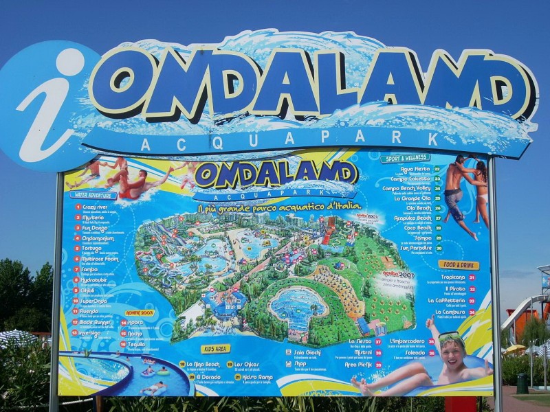 Ondaland – самый большой аквапарк в Пьемонте