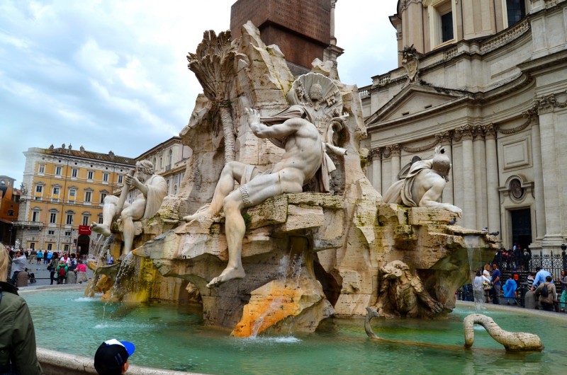 Фонтан Четырёх рек (Fontana dei Quattro Fiumi)