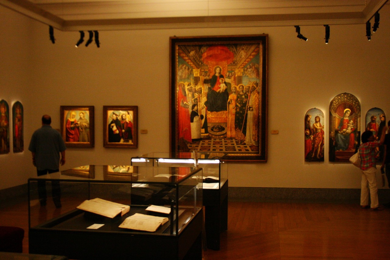 Экспозиция в галерее Амброзиана