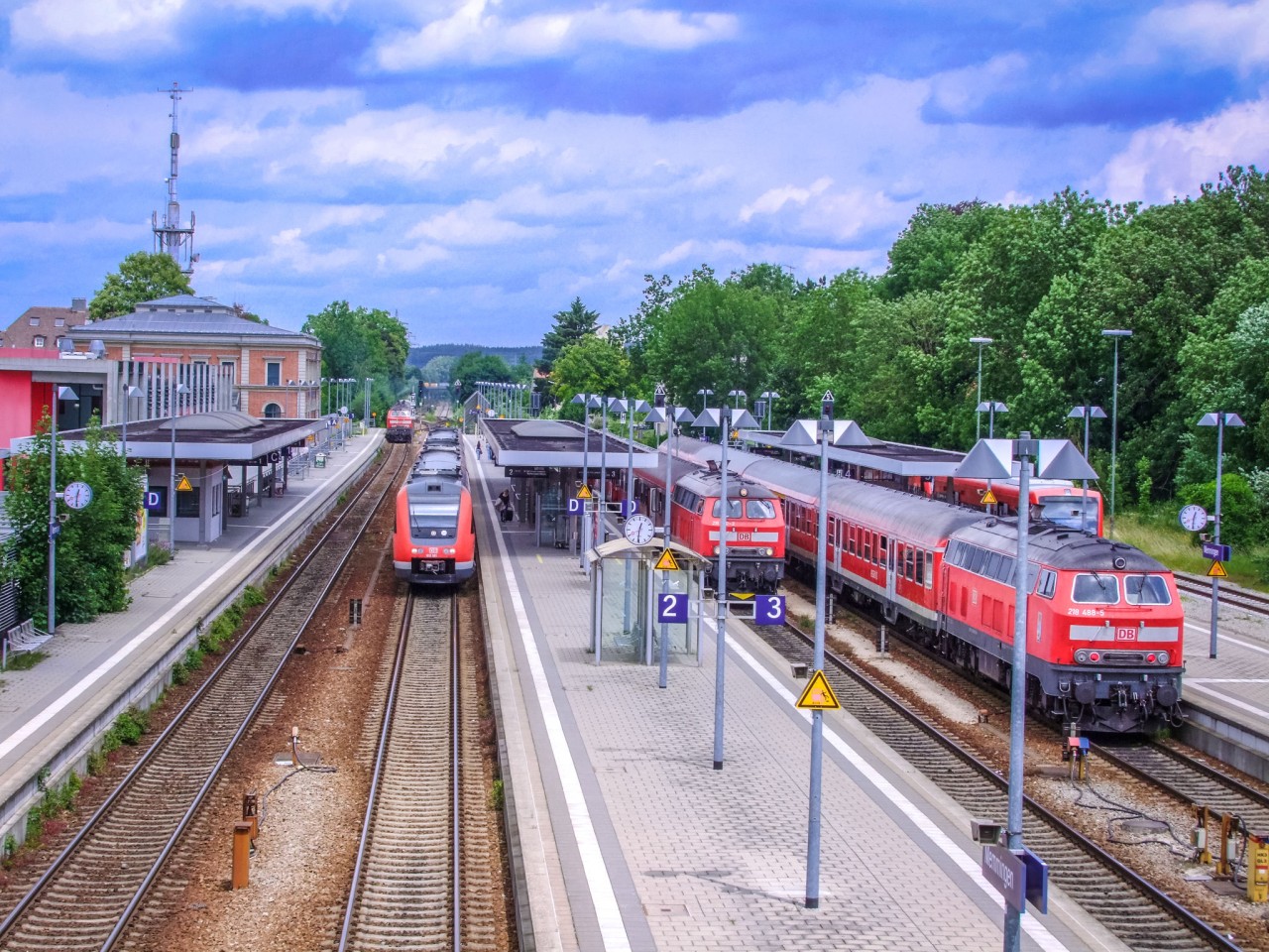 Вокзал в Меммингене